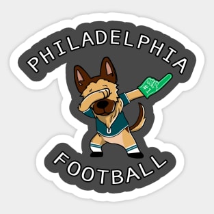 Philadelphia Under(Dogs) Football Sticker